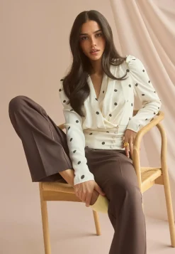 Drapy Button Blouse