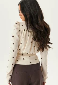 Drapy Button Blouse