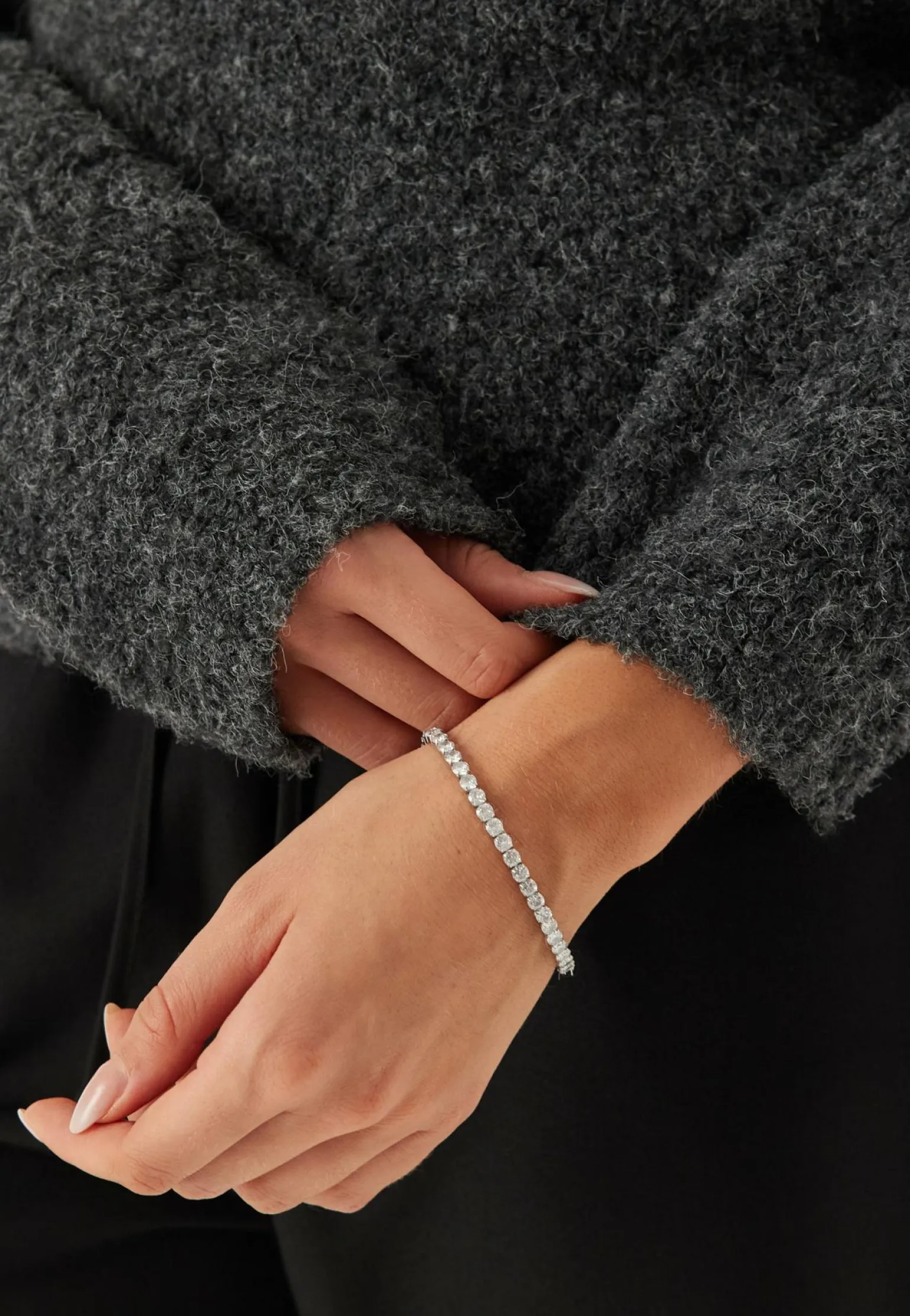 Elastic Tennis Bracelet Crystal