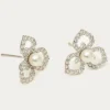 Elise Earrings - Ivory Pearl