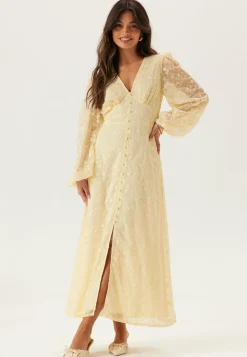 Embroidered Midi Dress