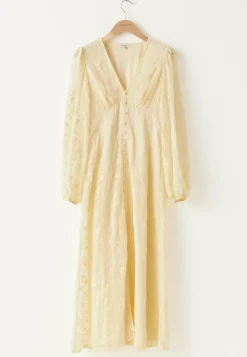 Embroidered Midi Dress