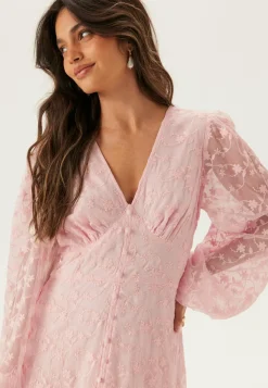 Embroidered Midi Dress