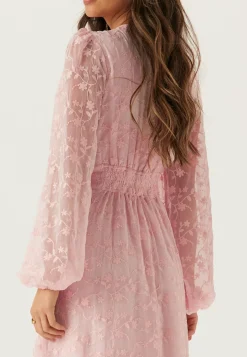 Embroidered Midi Dress