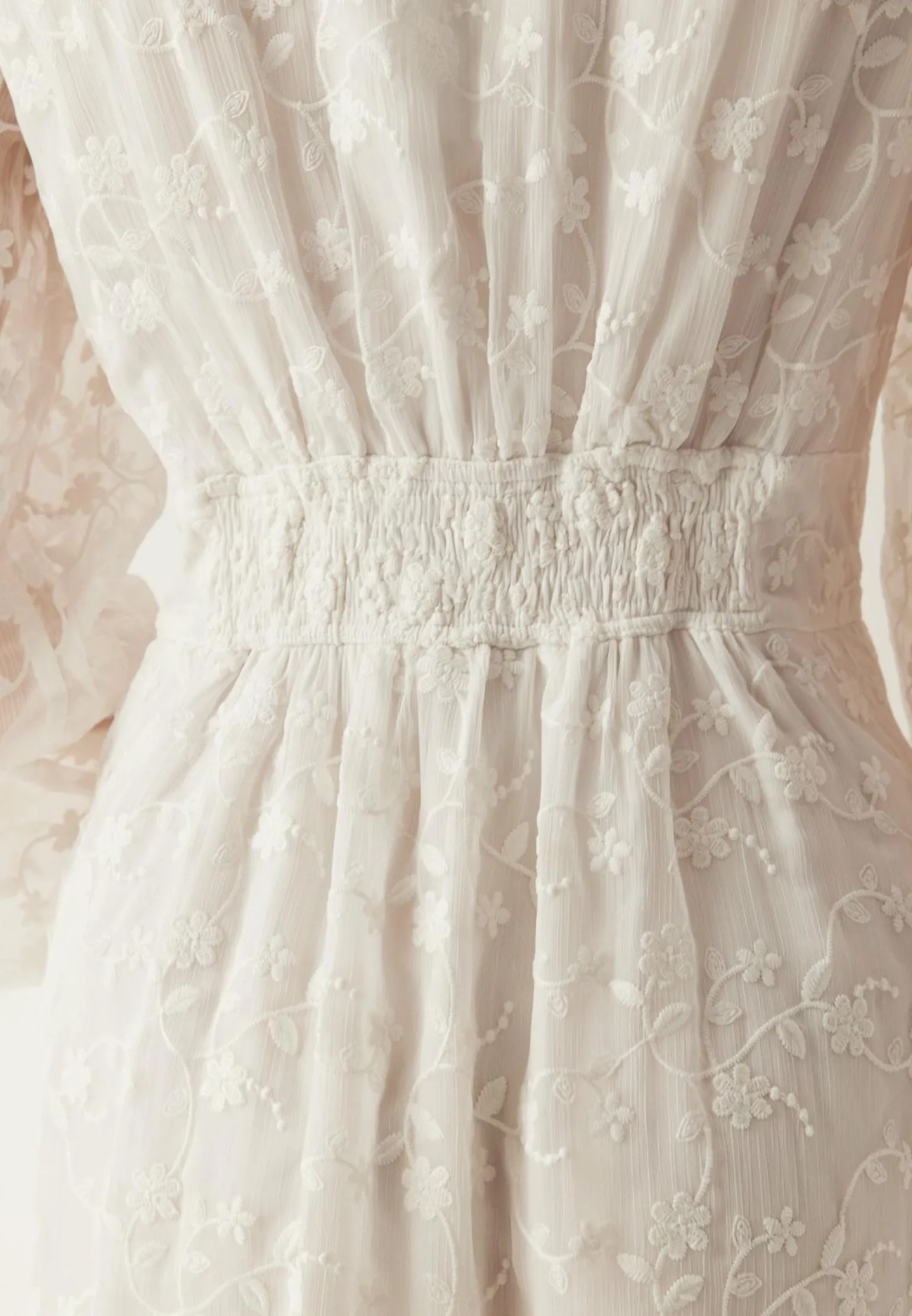Embroidered Midi Dress
