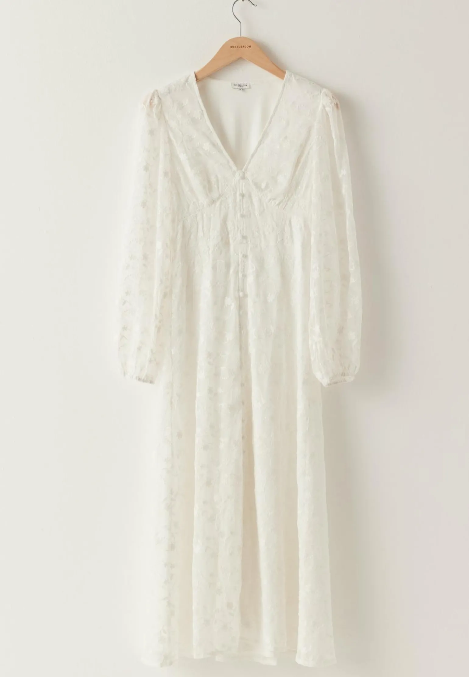Embroidered Midi Dress