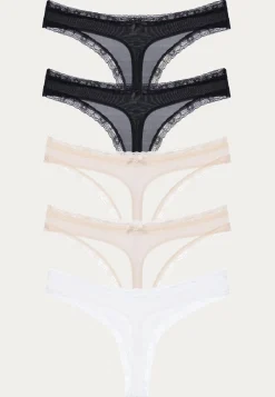 Essential Microfibre Thong 5-pack