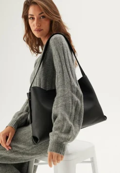 Faux Leather Tote Bag