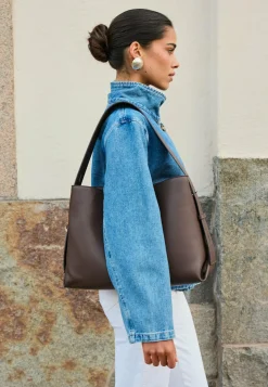 Faux Leather Tote Bag