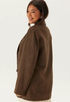 Faux Suede Jacket