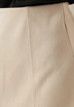 Faux Suede Mini Skirt