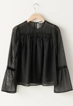 Flounce Sleeve Blouse