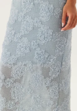 Flower Mesh Skirt