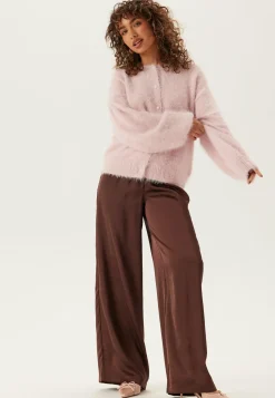 Fluffy Knitted Pearl Cardigan