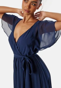 Flutter Chiffon Maxi Dress