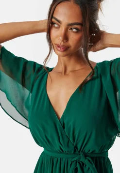 Flutter Chiffon Midi Dress