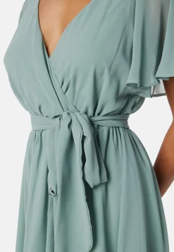 Flutter Chiffon Midi Dress
