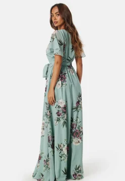 Flutter Floral Maxi Dress