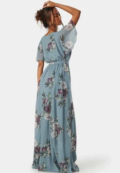 Flutter Floral Maxi Dress