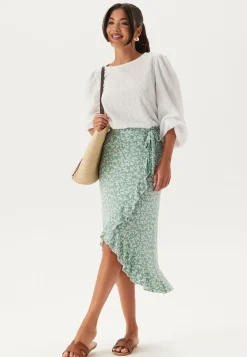 Frill Wrap Skirt
