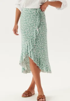 Frill Wrap Skirt