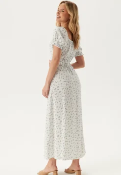 Front Tie Long Viscose Dress