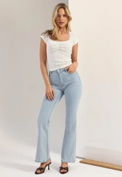 High Flare Superstretch Jeans