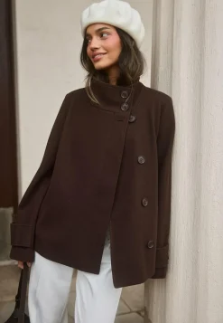 High Neck Short Coat