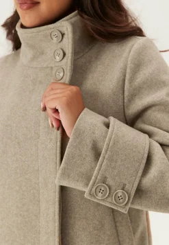High Neck Short Coat