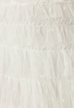 High Neck Tulle Frill Dress
