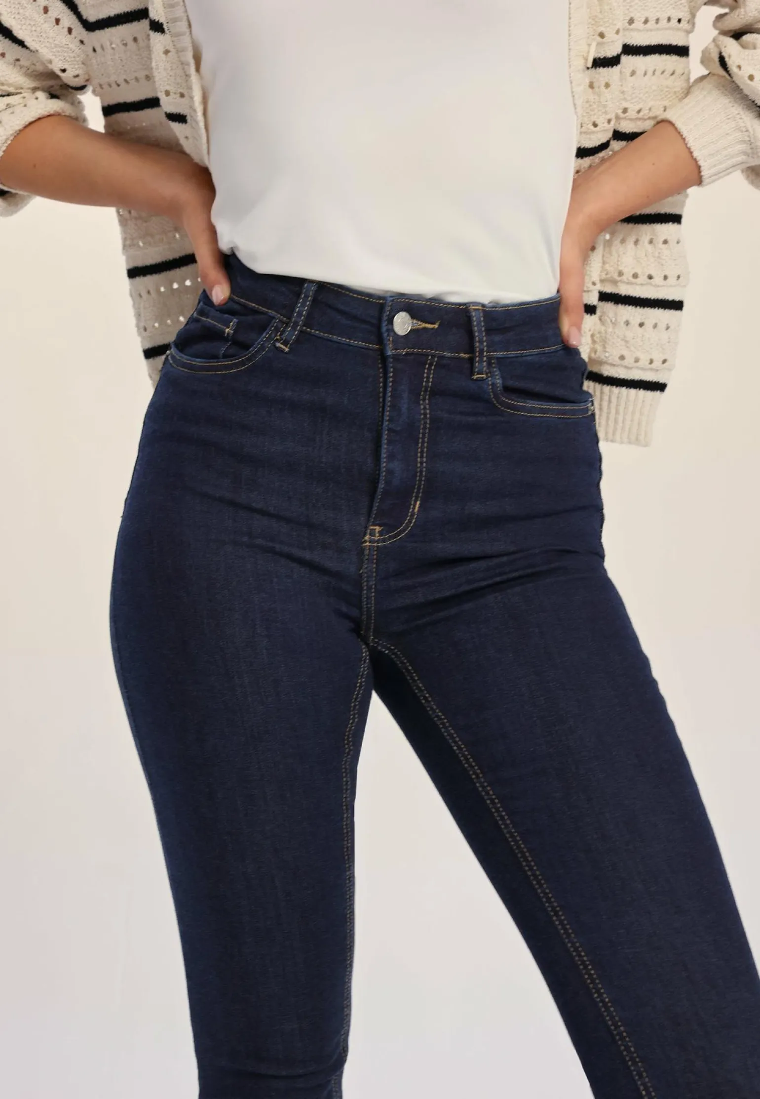 High Push Up Superstretch Jeans