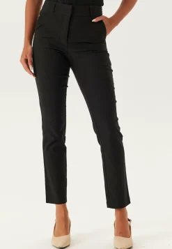 High Waist Stretchy Front Pocket Trousers