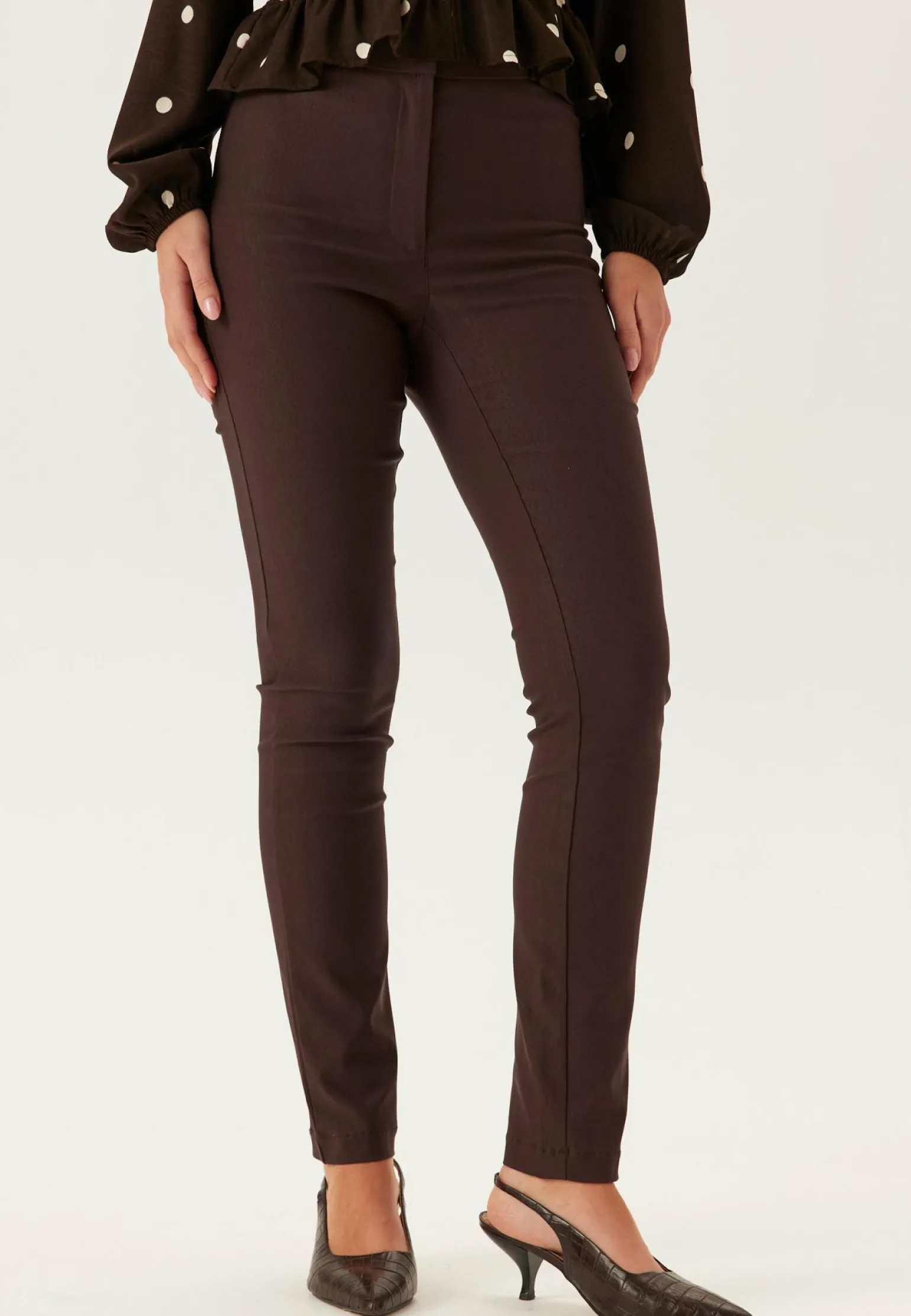 High Waist Stretchy Trousers