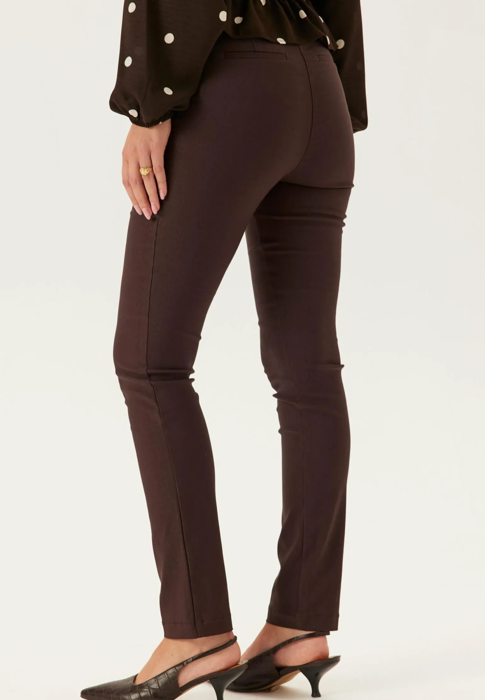 High Waist Stretchy Trousers