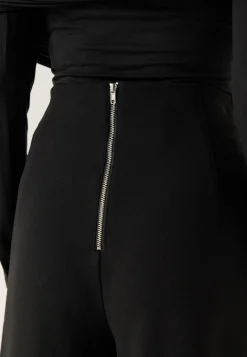 High Wide Cropped Trousers