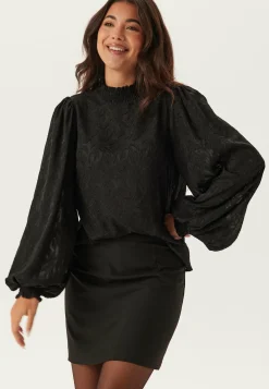 Jacquard Smock Blouse
