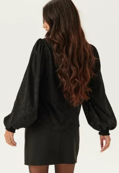 Jacquard Smock Blouse