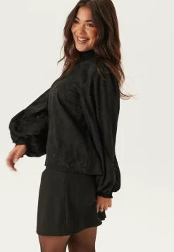 Jacquard Smock Blouse