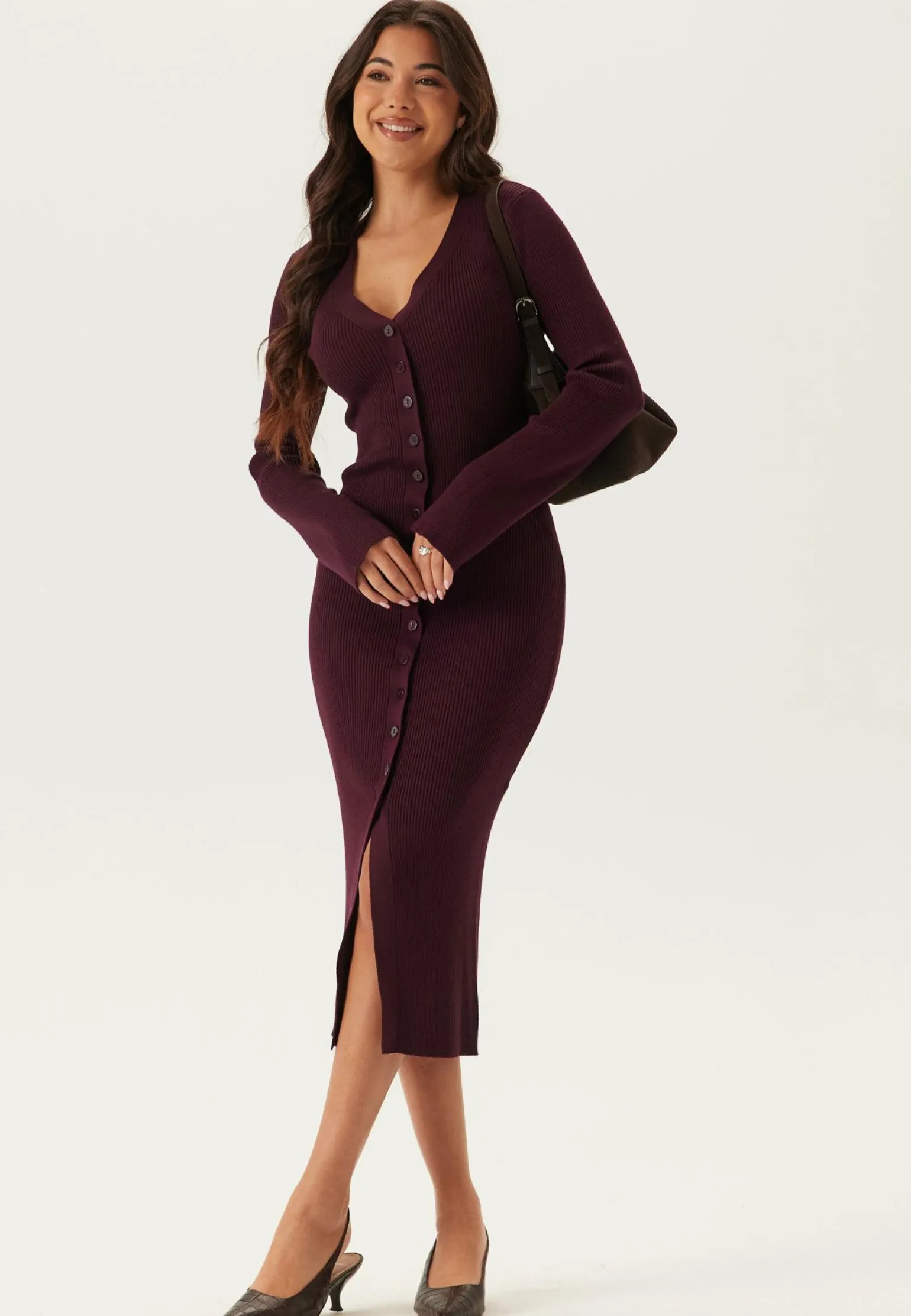 Knitted Cardigan Dress