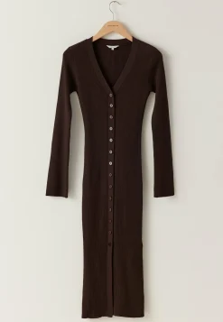 Knitted Cardigan Dress