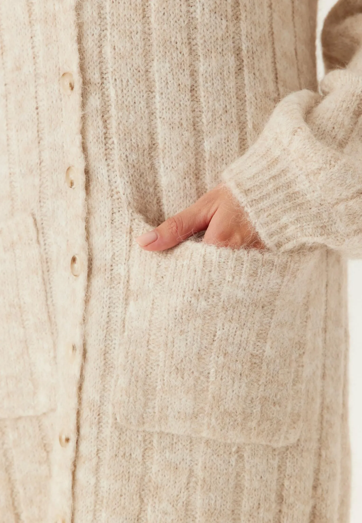 Knitted Cardigan Dress