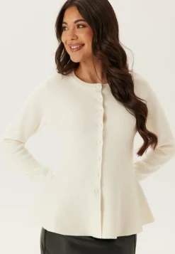 Knitted Peplum Cardigan