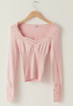 Knitted Sweetheart Top