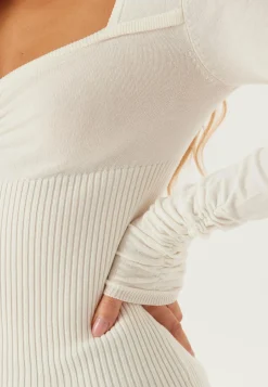 Knitted Sweetheart Top