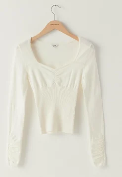 Knitted Sweetheart Top