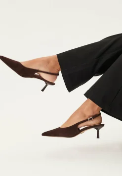 Korra Suede Slingback Sandal