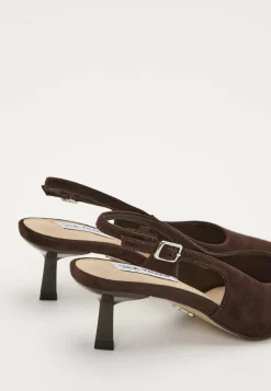 Korra Suede Slingback Sandal
