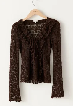 Lace Frill Top