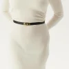 Leather Belt With Turn Lock