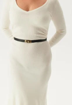 Leather Belt With Turn Lock